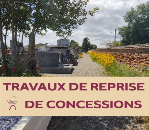 travaux de reprise de concession visuel actualités 