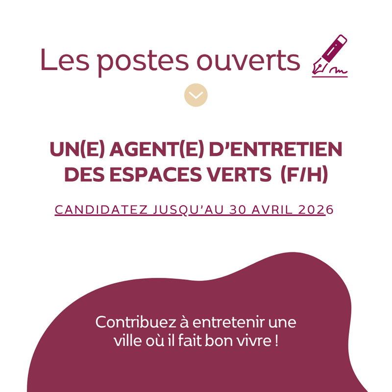 Un(e) agent(e) d’entretien des espaces verts  